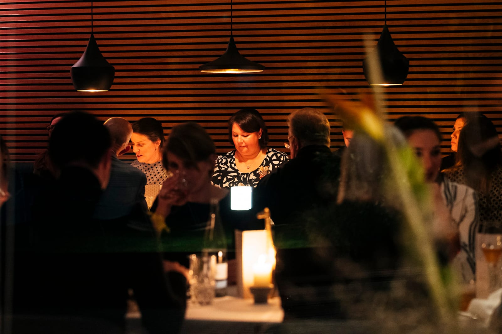 Candle-Light-Dinner bei einem Event im Eckert
